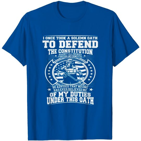 Discover I Once Took And Oath 2nd Amendment American Flag T Shirt