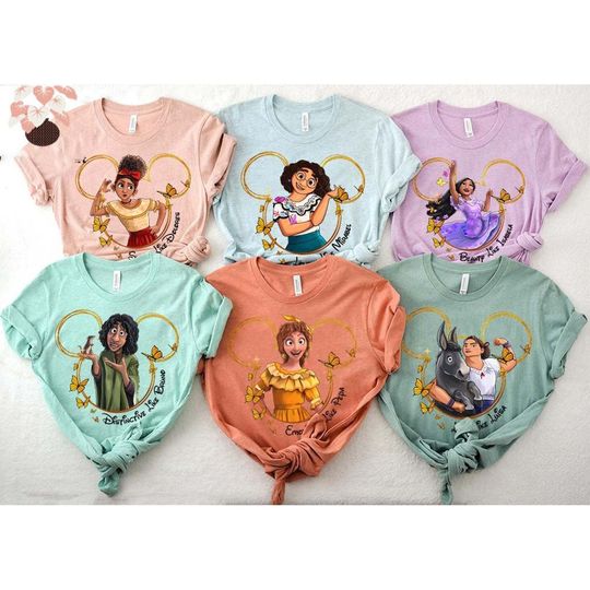 Disney Encanto Shirt, Disney Encanto Mickey Head Shirt, Disney Madrigal Matching Family Shirt