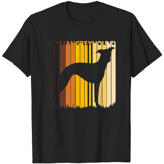 Italian Greyhound  Vintage Italian Greyhound Dog T-Shirts