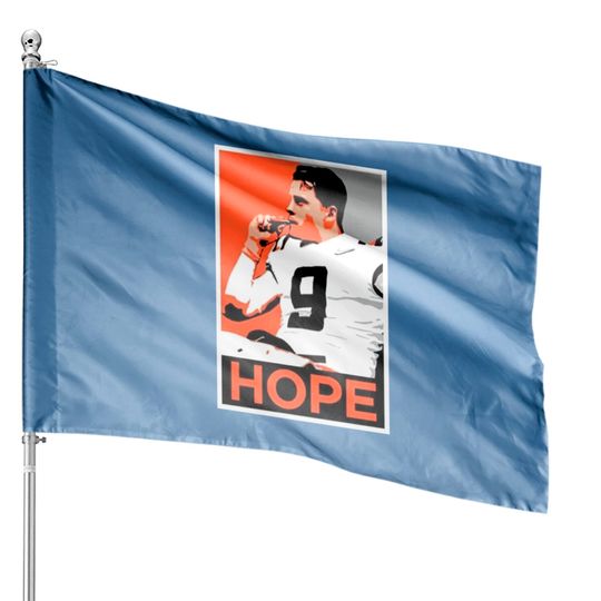 Joe Burrow Smoking Cigar Champ Hope PNFL Cincinnati Bengals Football House Flags