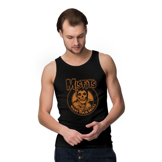 Misfits Unisex Tank Tops: Want Your Skull