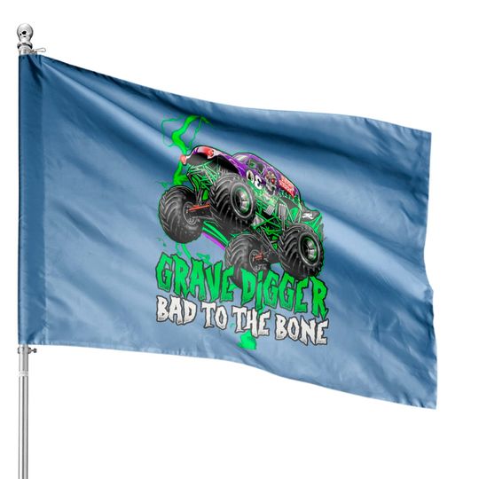 Grave Digger Bad Tot The Bone House Flags