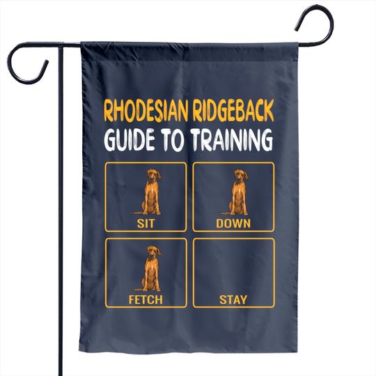 Rhodesian Ridgeback Guide To Training Dog Obedience Garden Flag
