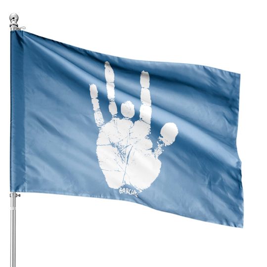 Logo hand Jerry Garcia - Jerry Garcia - House Flags