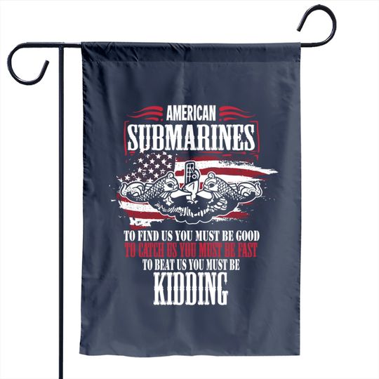 Us Military Submarine Gift For A Veteran Submariner Garden Flag