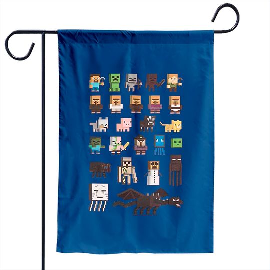 Minecraft Character Garden Flag