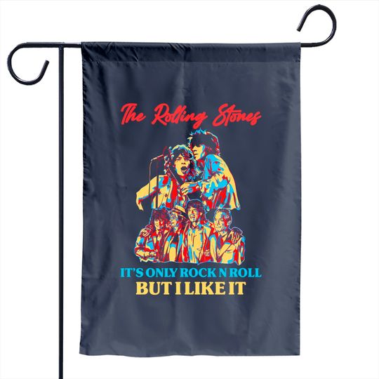 Rolling Stones It's Only Rock N Roll Garden Flag