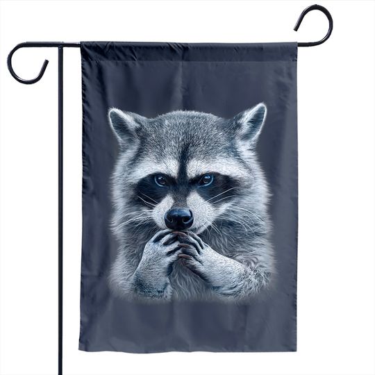 Discover Raccoon Garden Flag