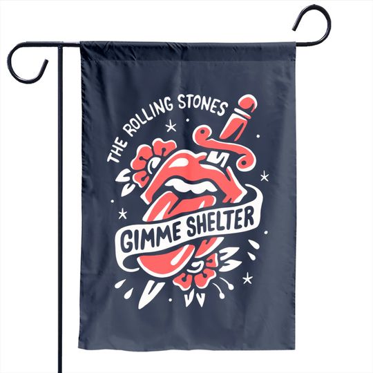 Rolling Stones Gimme Shelter Garden Flag