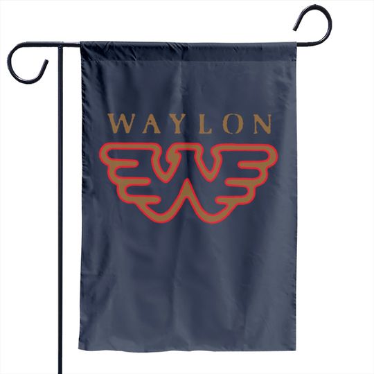 Waylon Jennings Official Merchandise Flying W Garden Flag