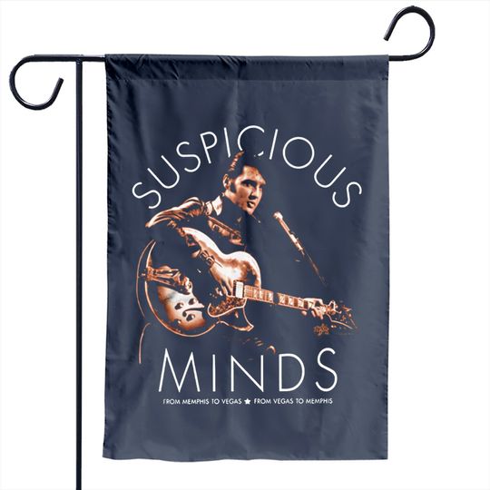 Elvis Presley Suspicious Minds Garden Flag