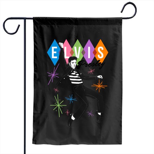 Elvis Presley  Dancing Star Garden Flag