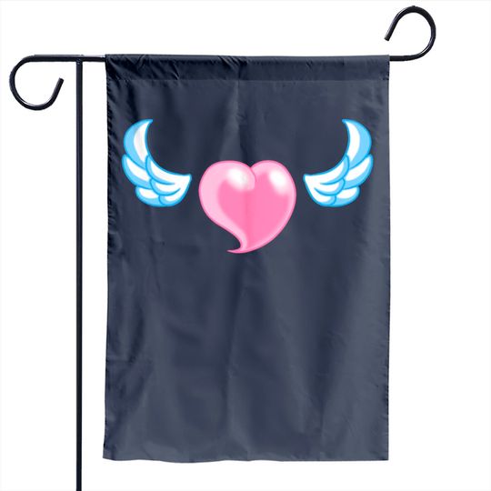 Discover Winged Heart Garden Flag