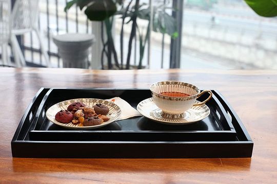 Serving Tray for Ottoman by Wooden