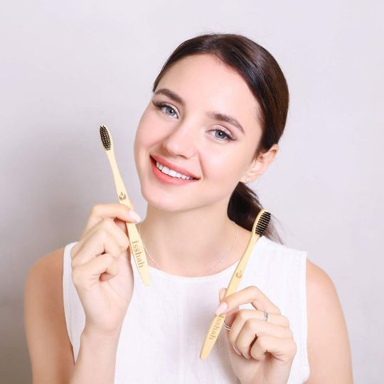 Biodegradable Eco-Friendly Bamboo Charcoal Toothbrushes