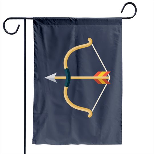 Bow And Arrow Garden Flag