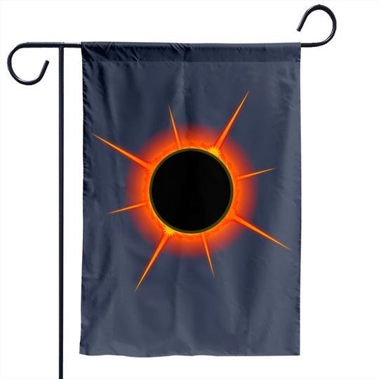 Eclipse August17 Garden Flag