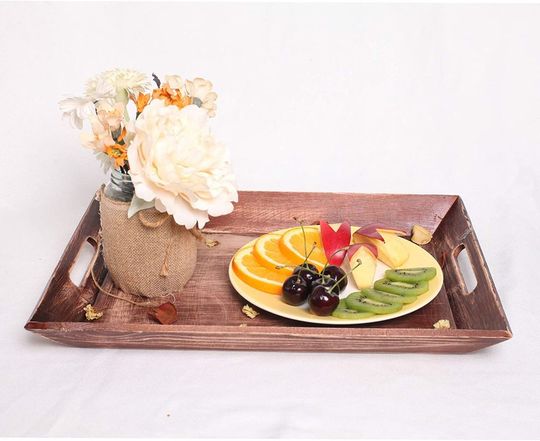Wooden Table  Serving Tray Wooden