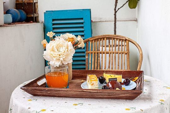 Wooden Table  Serving Tray Wooden