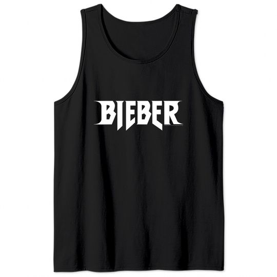 Justin Bieber  Logo Tank Tops
