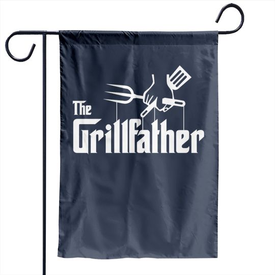 The Grillfather Garden Flag