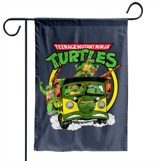 Teenage Mutant Ninja Turtles Truck Speeding Garden Flag