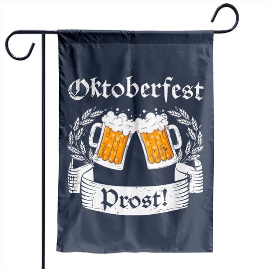 Oktoberfest Prost Garden Flag German Cheers Beer Festival Garden Flag