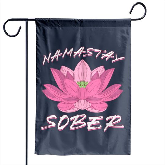 Normalize Sobriety 12 Aa Na Living Recovering Namastay Sober Garden Flag