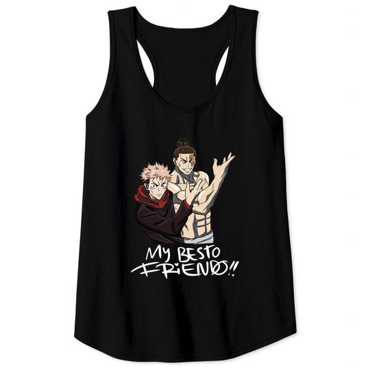Yuji Itadori And Aoi Todo Besto Friendo Animangapoi Black Classic Tank Tops