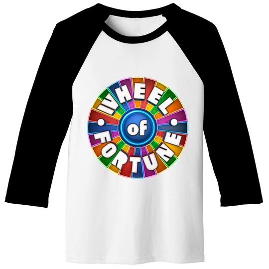 Wheel Of Fortune Logo Shirt Baseball Tees