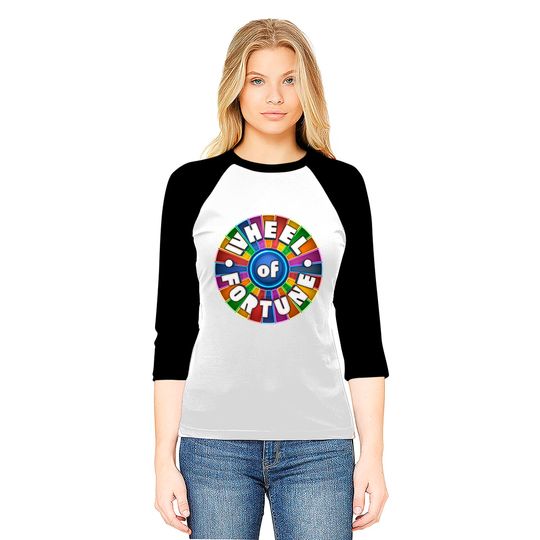 Wheel Of Fortune Logo Shirt Baseball Tees