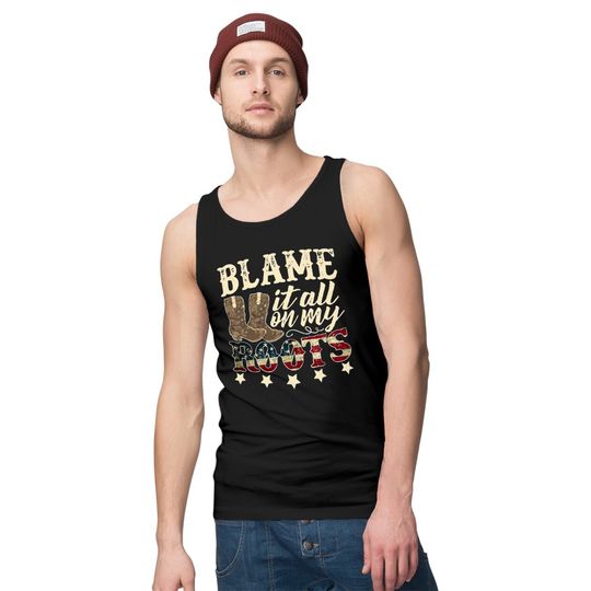 Brooks Blame it all on my Roots Classic Tank Tops