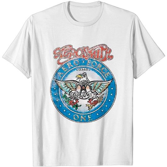 Discover Impact Aerosmith Aero Force Men's White Short Sleeve Tee (Adult