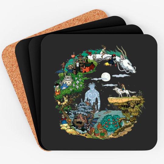 Studio Ghibli Spirited Away Coasters