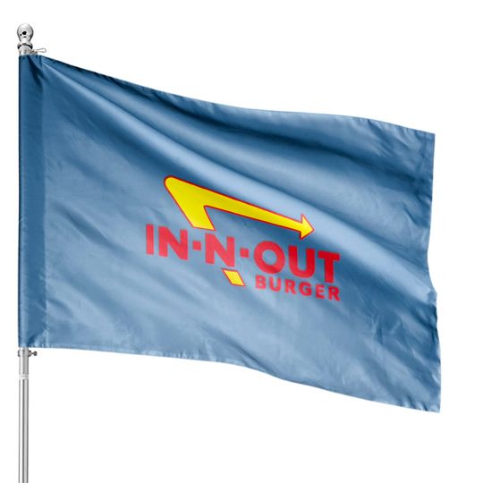 In N Out Burger House Flags