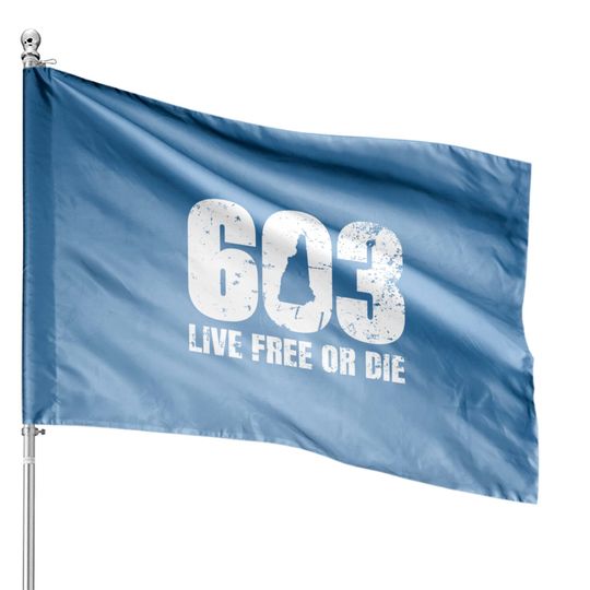 603 New Hampshire Live Free or Die House Flags