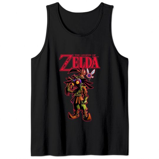 Zelda Majora's Mask Portrait Tank Tops