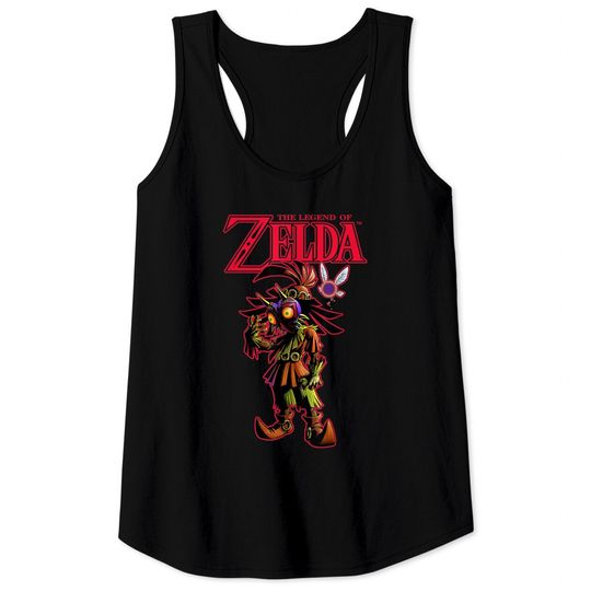 Zelda Majora's Mask Portrait Tank Tops