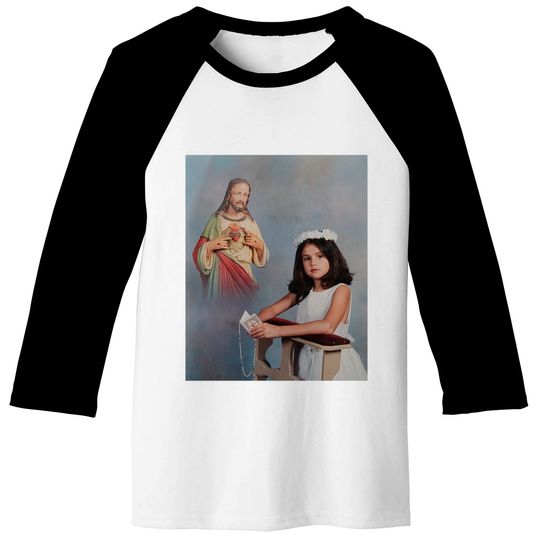 Selena Gomez First Communion Baseball Tees