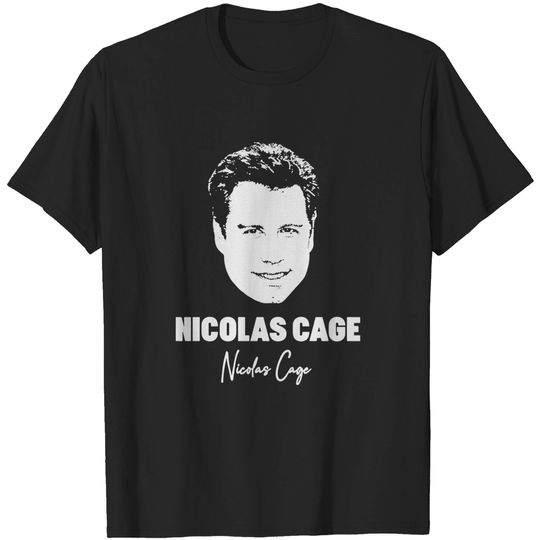 John Travolta as Nicolas Cage Face Off White T-shirt, Nicolas Cage Shirt