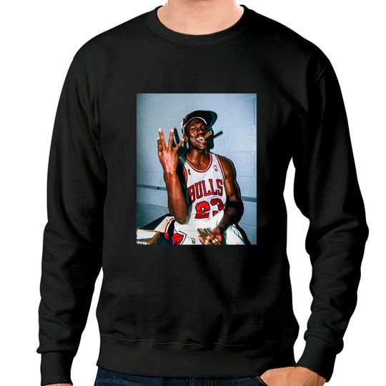 Vintage Michael Jordan Threepeat Men's Sweatshirts