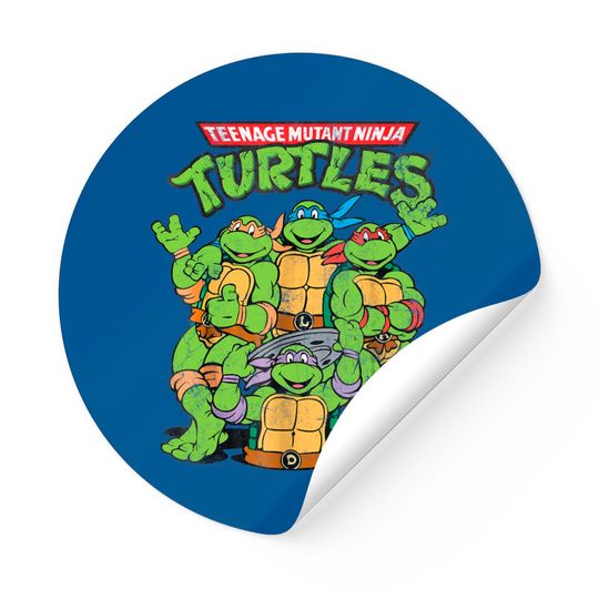 Teenage Mutant Ninja Turtles Classic Retro Logo Sticker
