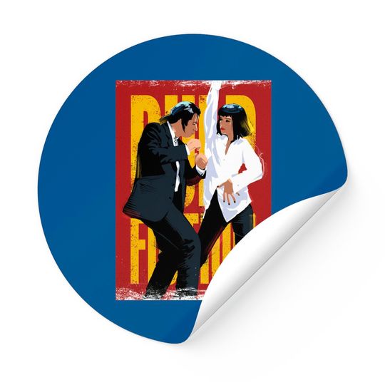 Nirvan Pulp Fiction Dance Unisex Sticker