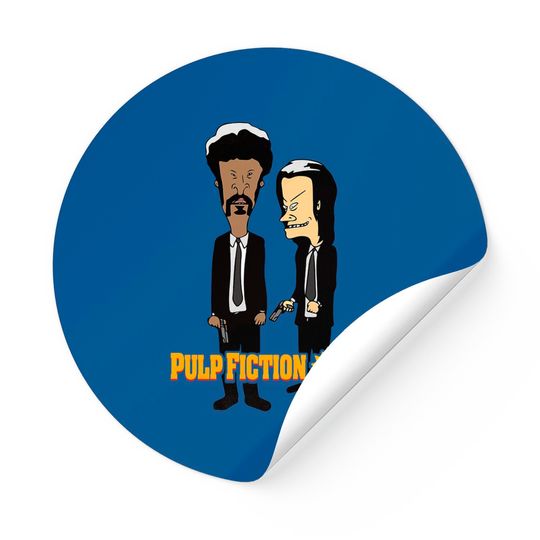 Pulp Fiction Beavis And Butthead Unisex Sticker