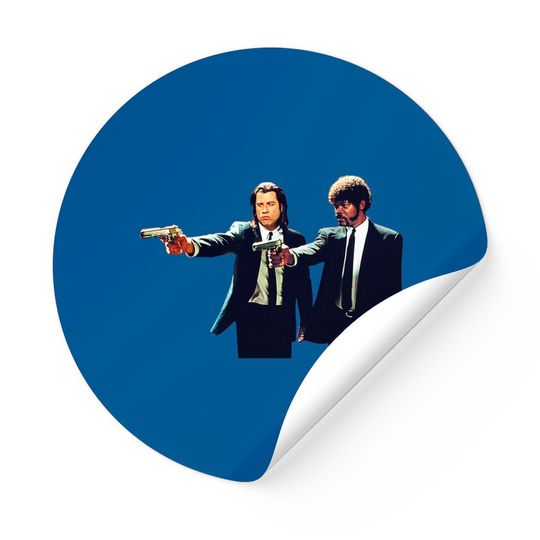 Nirvan Pulp Fiction Vincent And Jules Unisex Sticker