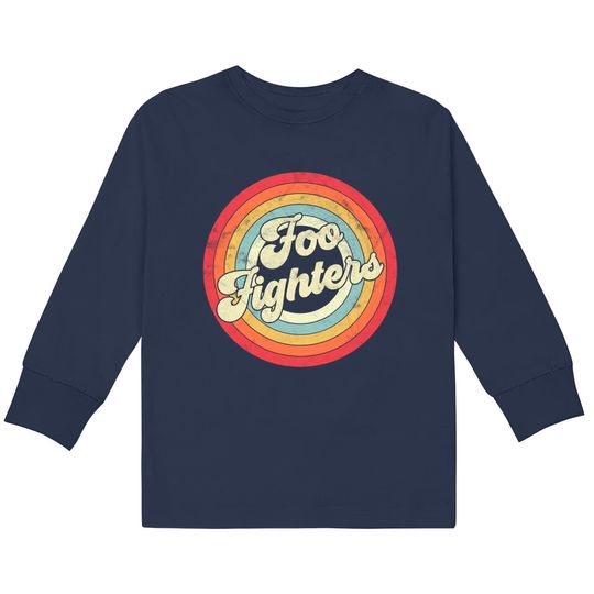 Discover Rainbow Faded - Retro Style - FF Band Fighters -  Kids Long Sleeve T-Shirts
