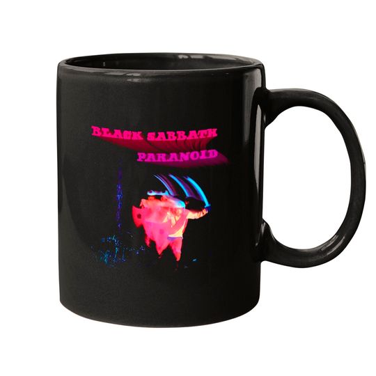 Black Sabbath Paranoid Ozzy Osbourne Tony Iommi Mug Mugs