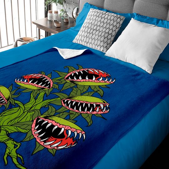 Trap Baby Blankets Venus Fly Trap Baby Blanket Men Women Monster Carnivorous Plants
