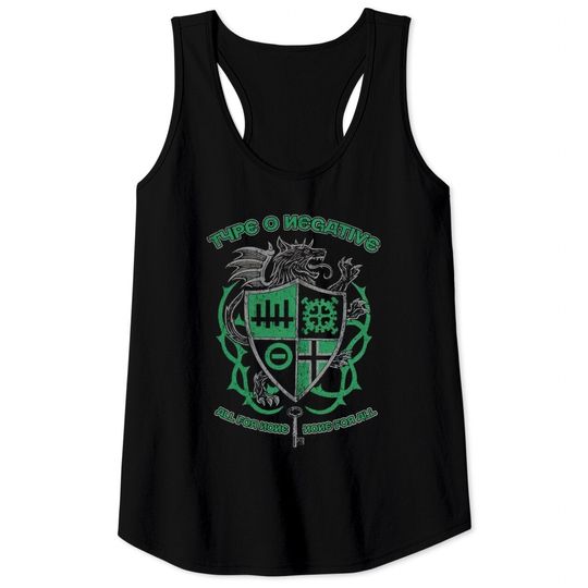 Type O Negative Unisex Tank Tops: Wolf Crest