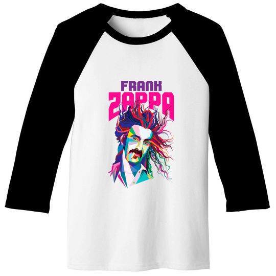 Frank Zappa WPAP Pop Art - Frank Zappa - Baseball Tees